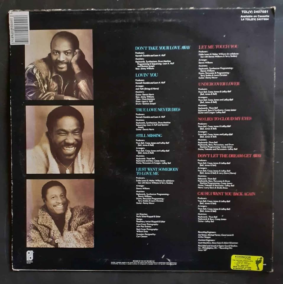 The O'Jays - Let Me Touch You LP Record