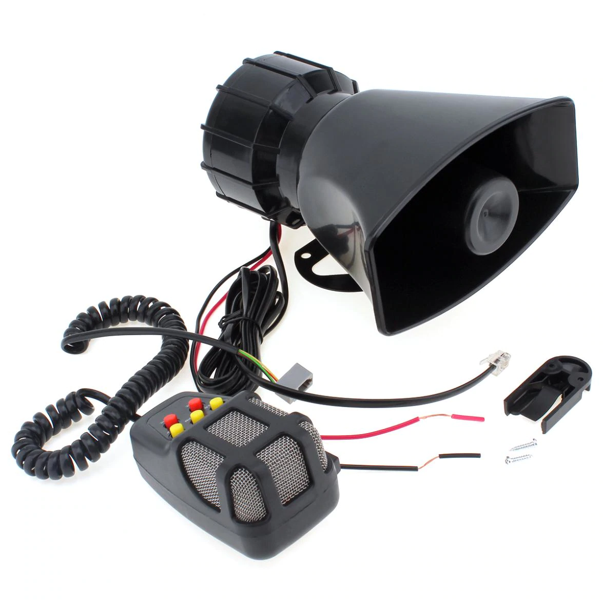 NEW STOCK 12V Vehicle Alarm Siren Horn with Loudspeaker Microphone. NEW ARRIVALS