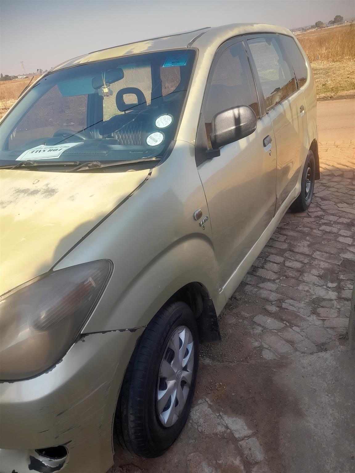 Toyota avanza good running  condition  body needs  to be repainted