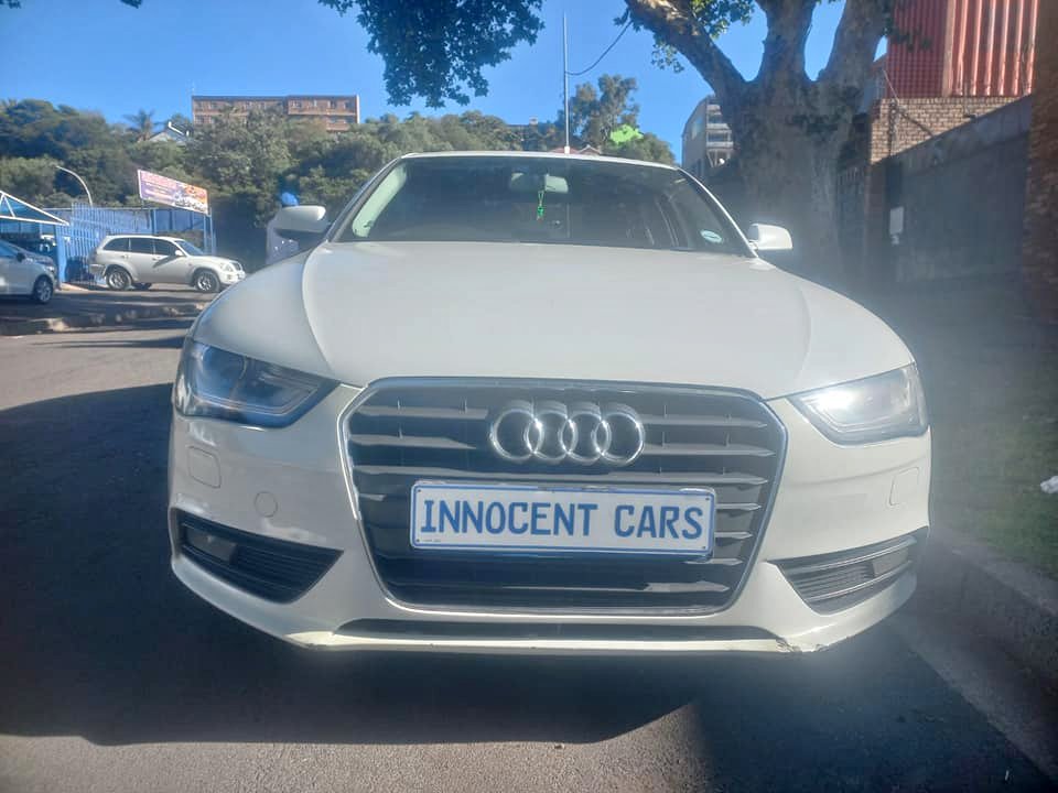 2013 AUDI A4 SEDAN 1.8 PETROL, AUTOMATIC, WHITE COLOR, MILEAGE 196,000KMS