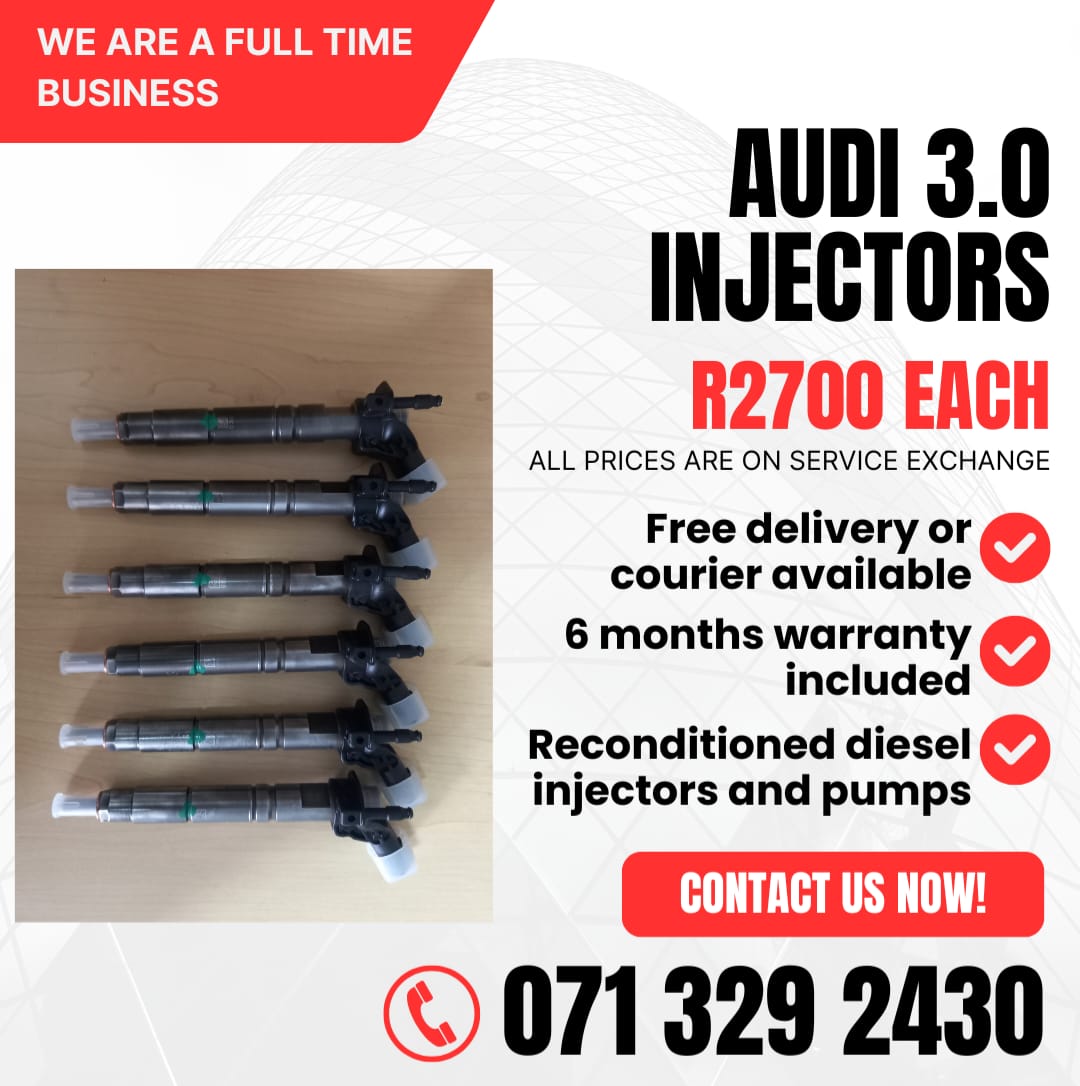 AUDI 3.0 INJECTORS WITH WARRANTY INCLUDED - Private Seller AUDI 3.0 INJECTORS WITH WARRANTY INCLUDED - Private Seller
