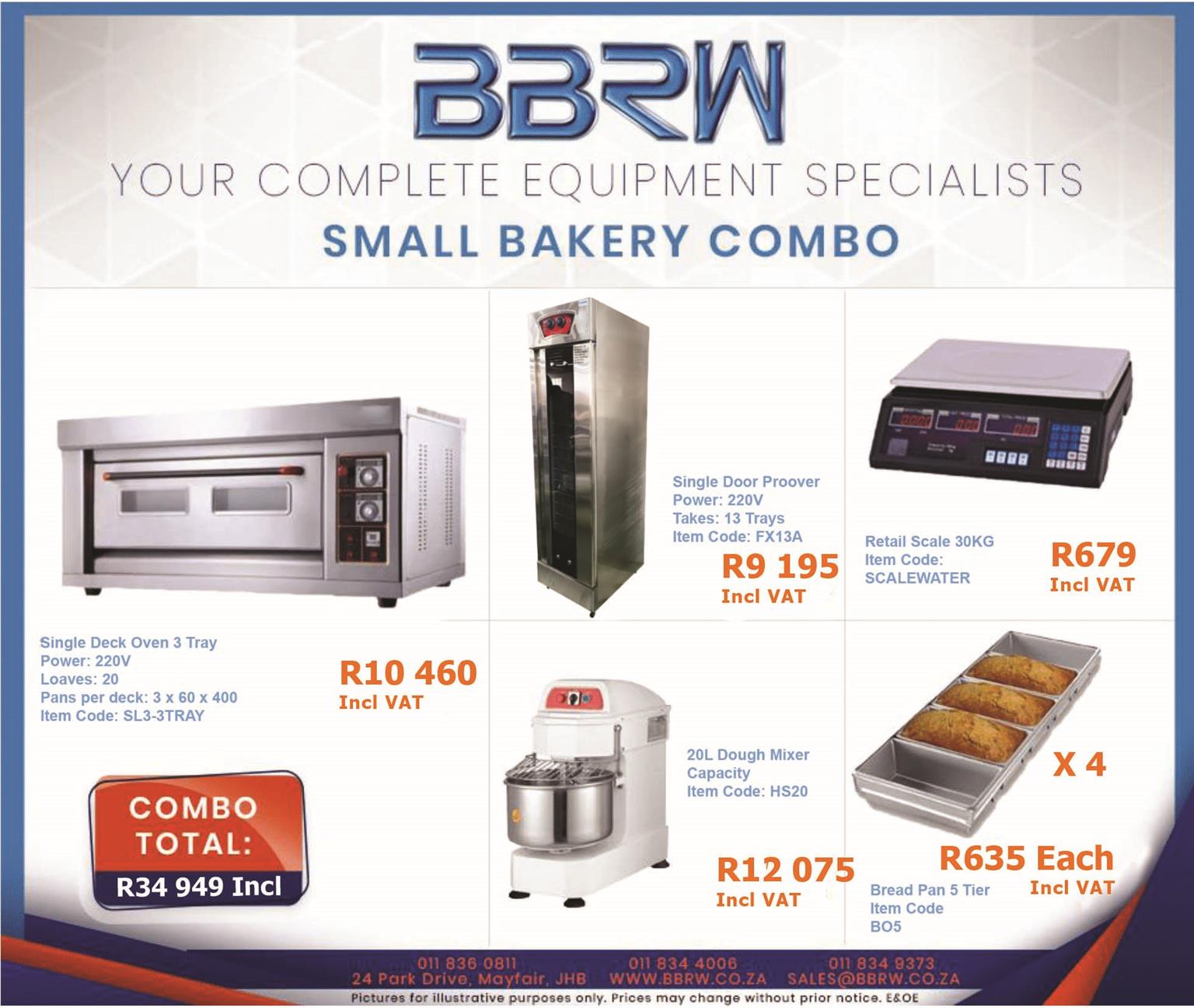 BBRW SPECIAL - Small Bakery Combo