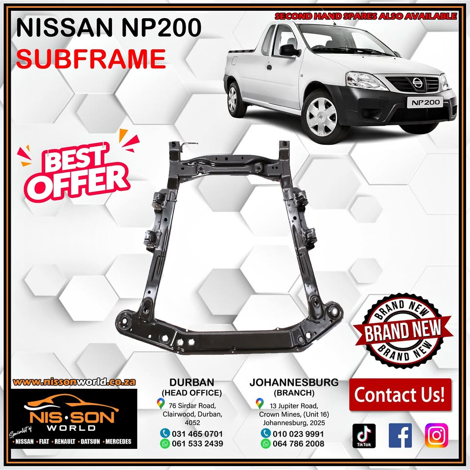 NISSAN NP200 SUBFRAME - Private Seller NISSAN NP200 SUBFRAME - Private Seller