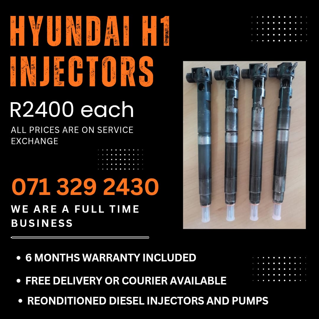 HYUNDAI H1 INJECTORS FOR SALE WITH WARRANTY INCLUDED - Private Seller HYUNDAI H1 INJECTORS FOR SALE WITH WARRANTY INCLUDED - Private Seller