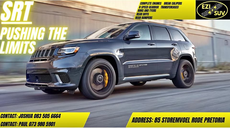 Jeep Used Spares SRT Spares 85 Stormvoel Road East Lynne - Private Seller Jeep Used Spares SRT Spares 85 Stormvoel Road East Lynne - Private Seller