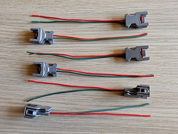 DELPHI 2 PINCommon rail – injector harness connector plugs.