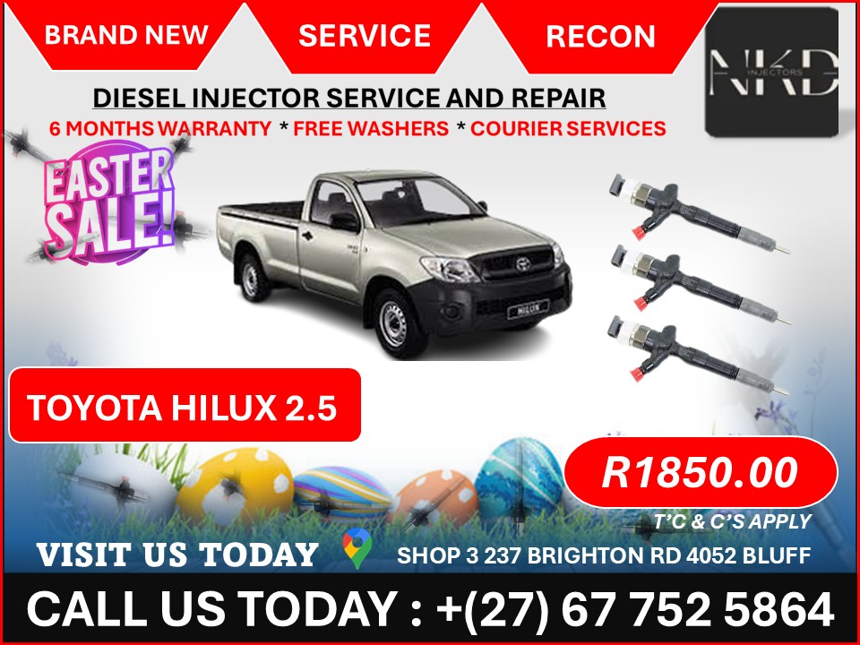 Toyota Hilux 2.5L Diesel injectors - Private Seller Toyota Hilux 2.5L Diesel injectors - Private Seller