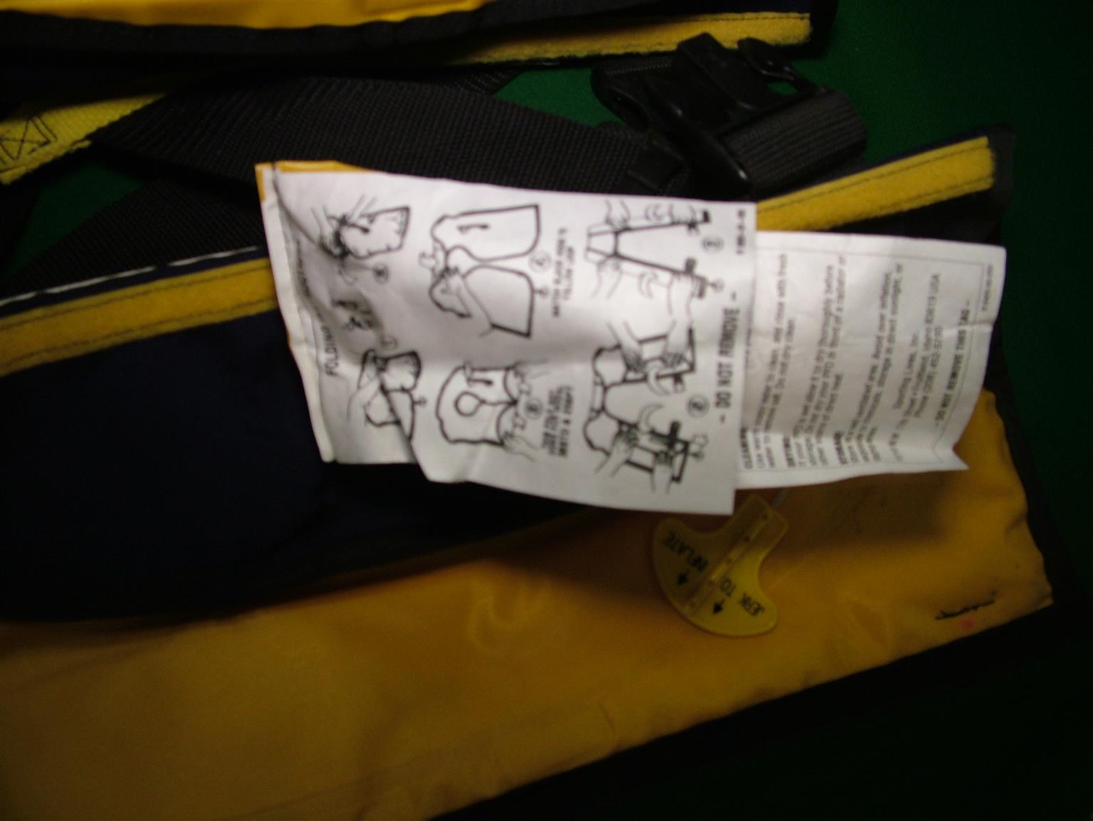 Safety Harness Seat & Life Jacket