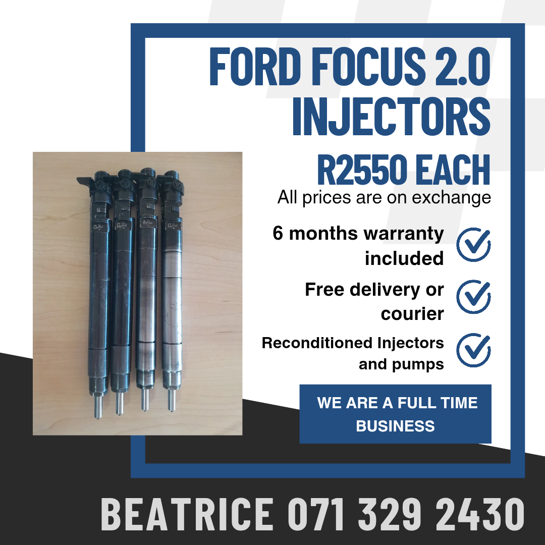 FORD FOCUS 2.0 INJECTORS FOR SALE WITH WARRANTY - Private Seller FORD FOCUS 2.0 INJECTORS FOR SALE WITH WARRANTY - Private Seller