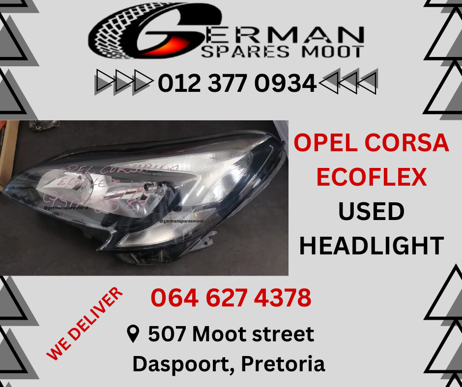 Opel Corsa Ecoflex Used Headlights - Private Seller Opel Corsa Ecoflex Used Headlights - Private Seller
