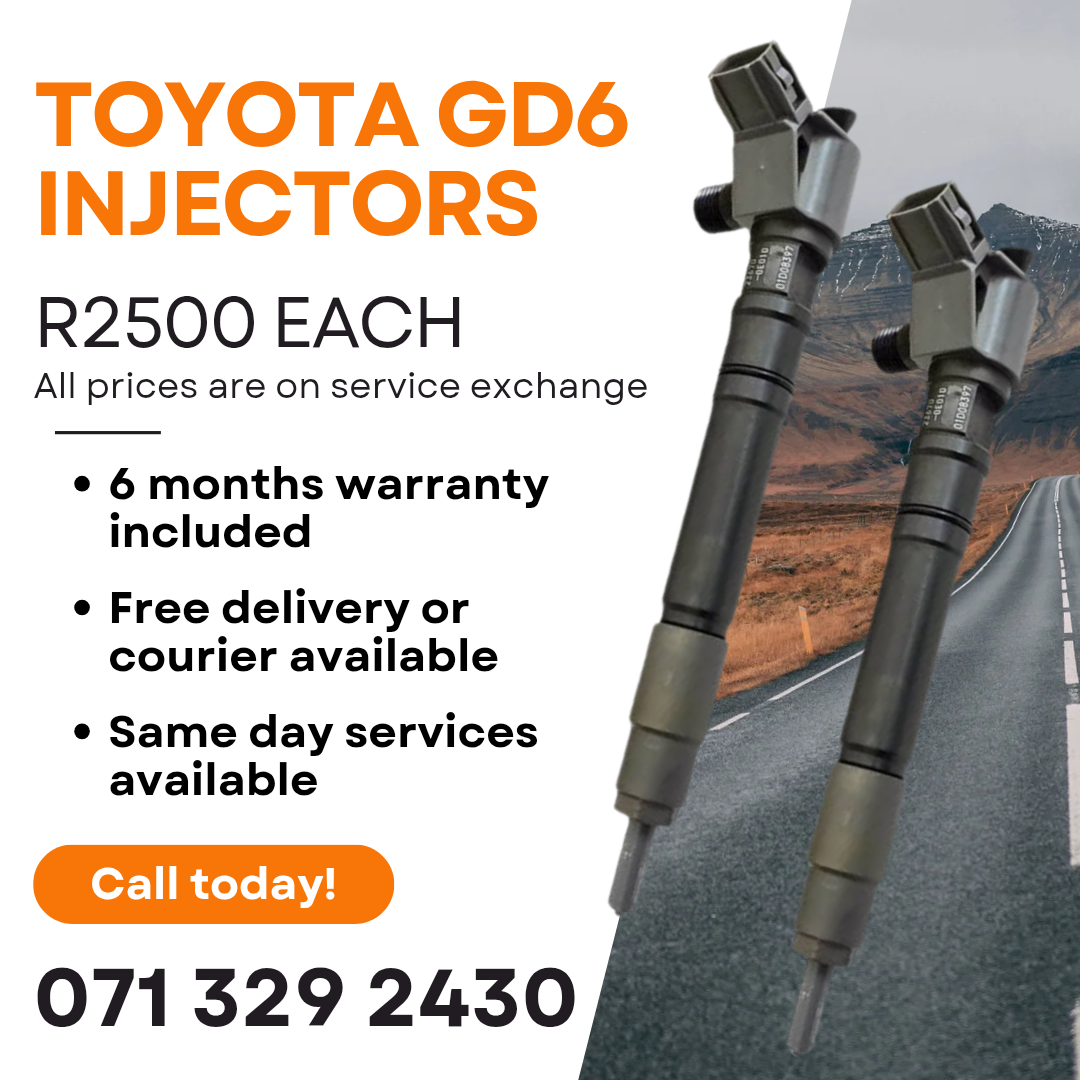 TOYOTA GD6 INJECTORS FOR SALE WITH WARRANTY - Private Seller TOYOTA GD6 INJECTORS FOR SALE WITH WARRANTY - Private Seller