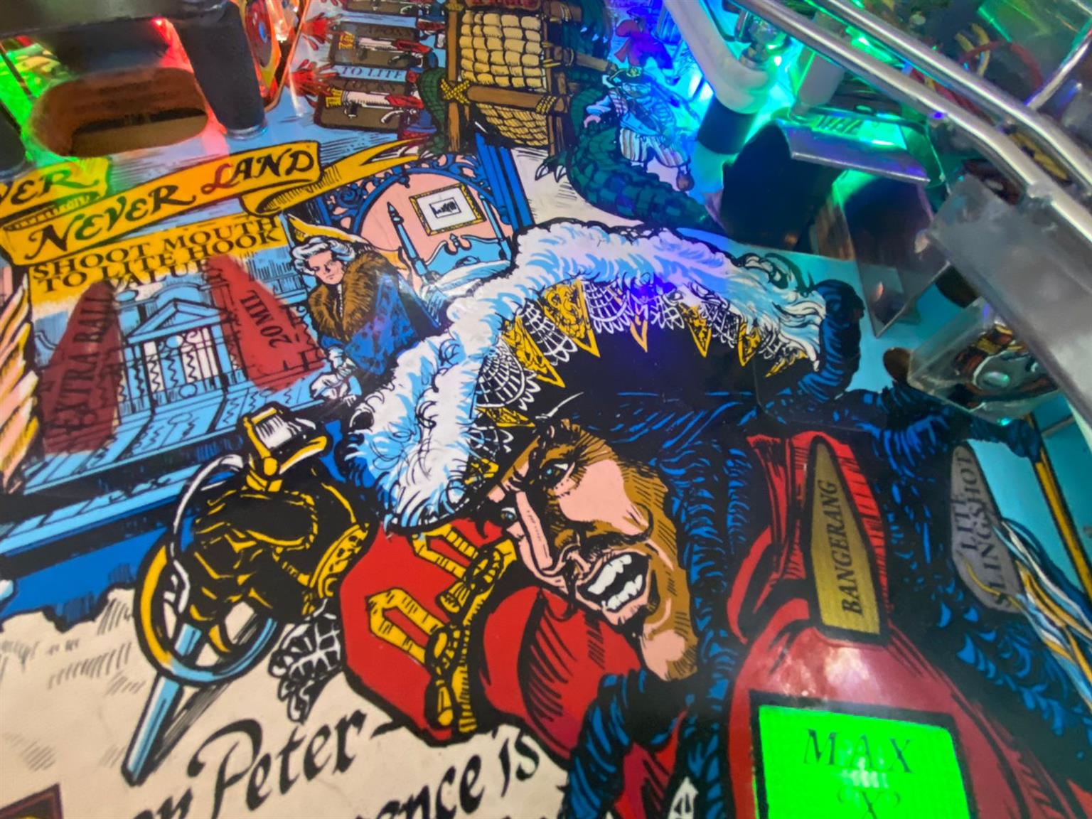 Hook pinball machine by DATA EAST , available for sale