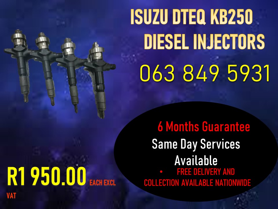 ISUZU DTEQ KB250 DIESEL INJECTORS - Private Seller ISUZU DTEQ KB250 DIESEL INJECTORS - Private Seller