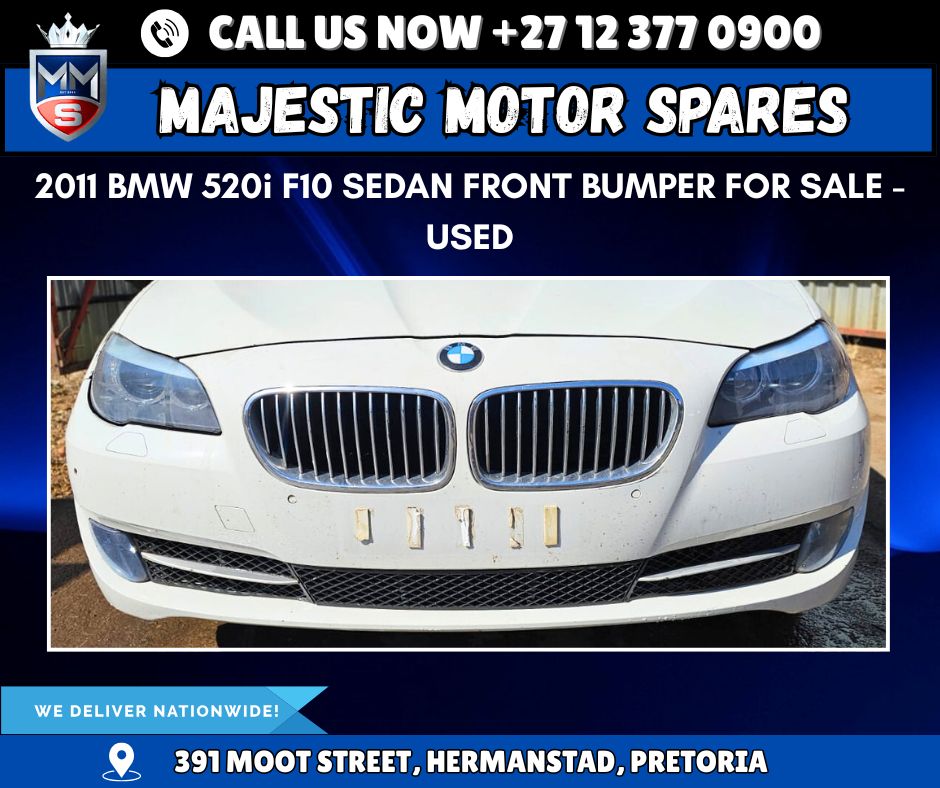 BMW 520i F10 Sedan Front Bumper (2011 Model) for Sale – Used BMW 520i F10 Sedan Front Bumper (2011 Model) for Sale – Used