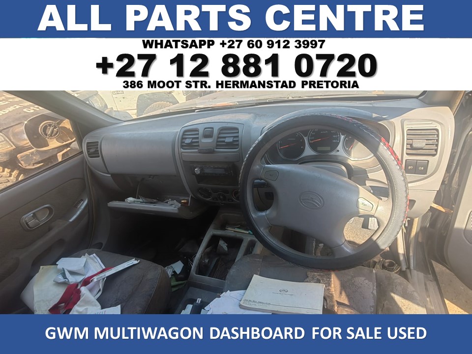 GWM Multiwagon dashboard for sale GWM Multiwagon dashboard for sale