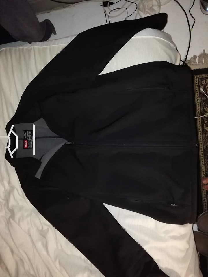 Black Jonssons polyester jacket