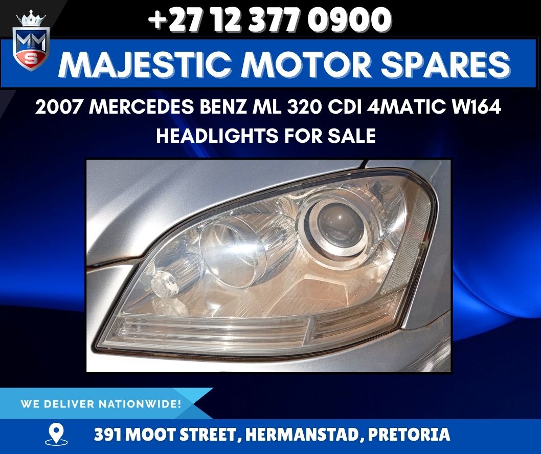 2007 Mercedes ML 320 CDI 4MATIC (W164) Headlights for Sale - Private Seller 2007 Mercedes ML 320 CDI 4MATIC (W164) Headlights for Sale - Private Seller
