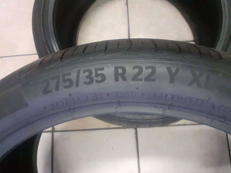 275/35/22 Continental Tyres for Sale. Contact