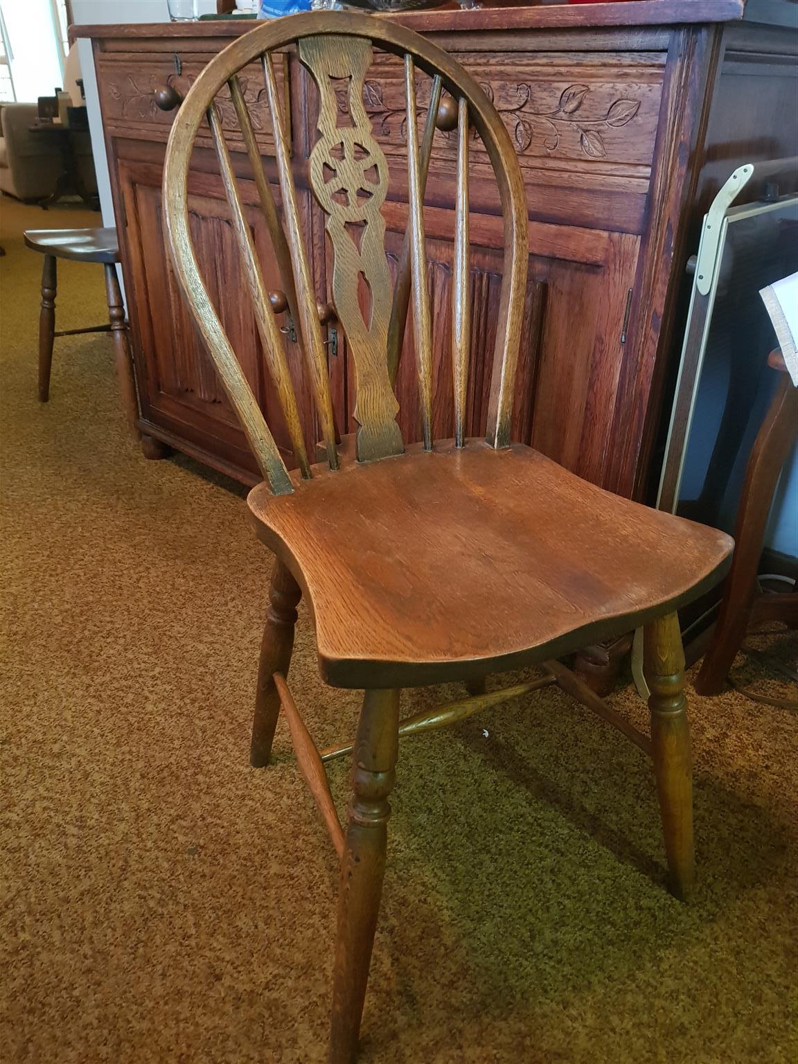 Set of six Windsor Wagon Wheel Chair's Circa1840 -1860