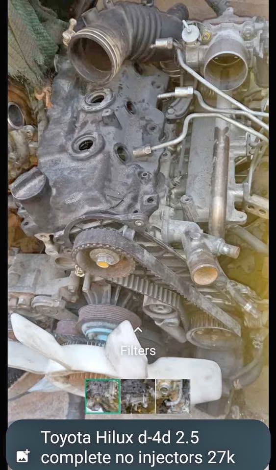 2012 Toyota hilux 2.5 d4d motor complete no injectors - Private Seller