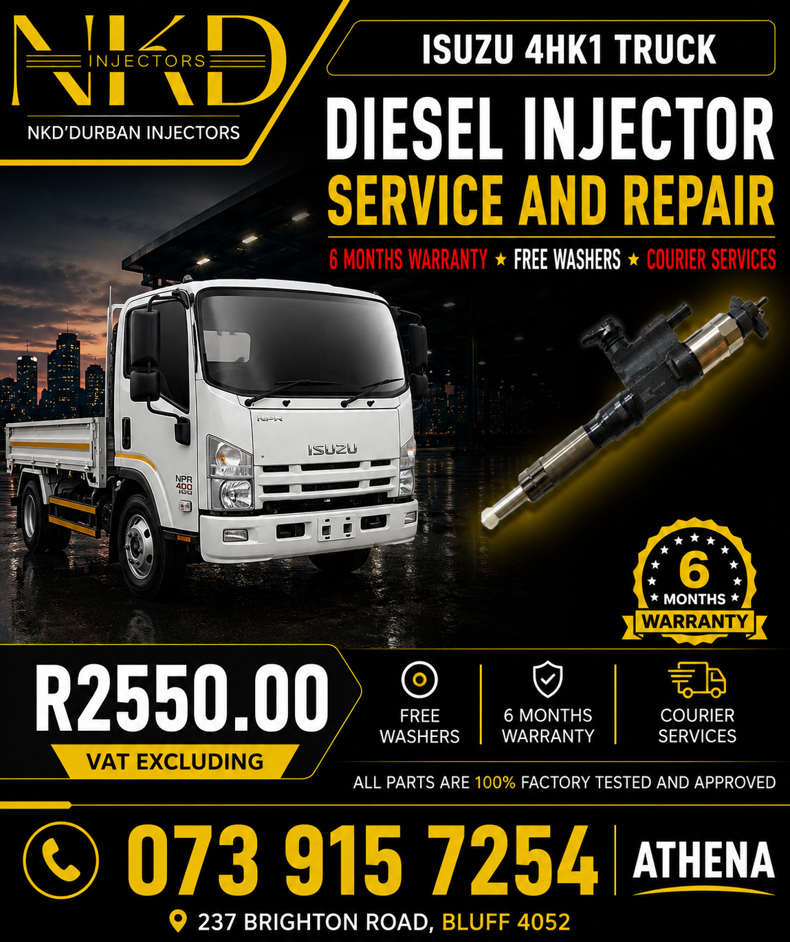 Recondition_Injectors_Isuzu_4HK1_Truck - Private Seller Recondition_Injectors_Isuzu_4HK1_Truck - Private Seller