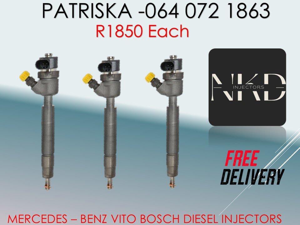 MERCEDES VITO BOSCH DIESEL INJECTORS FOR SALE - Private Seller MERCEDES VITO BOSCH DIESEL INJECTORS FOR SALE - Private Seller