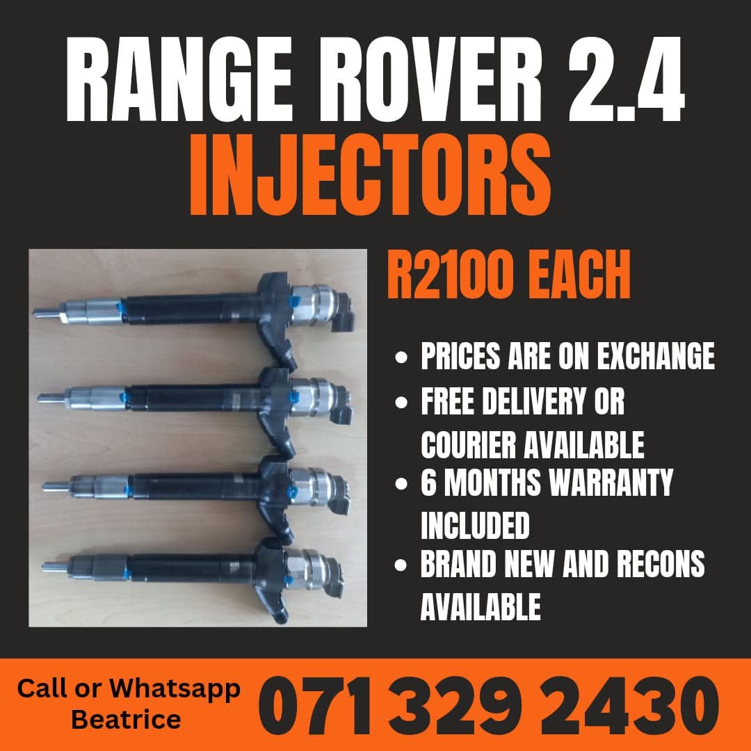 RANGE ROVER 2.4 DIESEL INJECTORS FOR SALE WITH WARRANTY - Private Seller RANGE ROVER 2.4 DIESEL INJECTORS FOR SALE WITH WARRANTY - Private Seller
