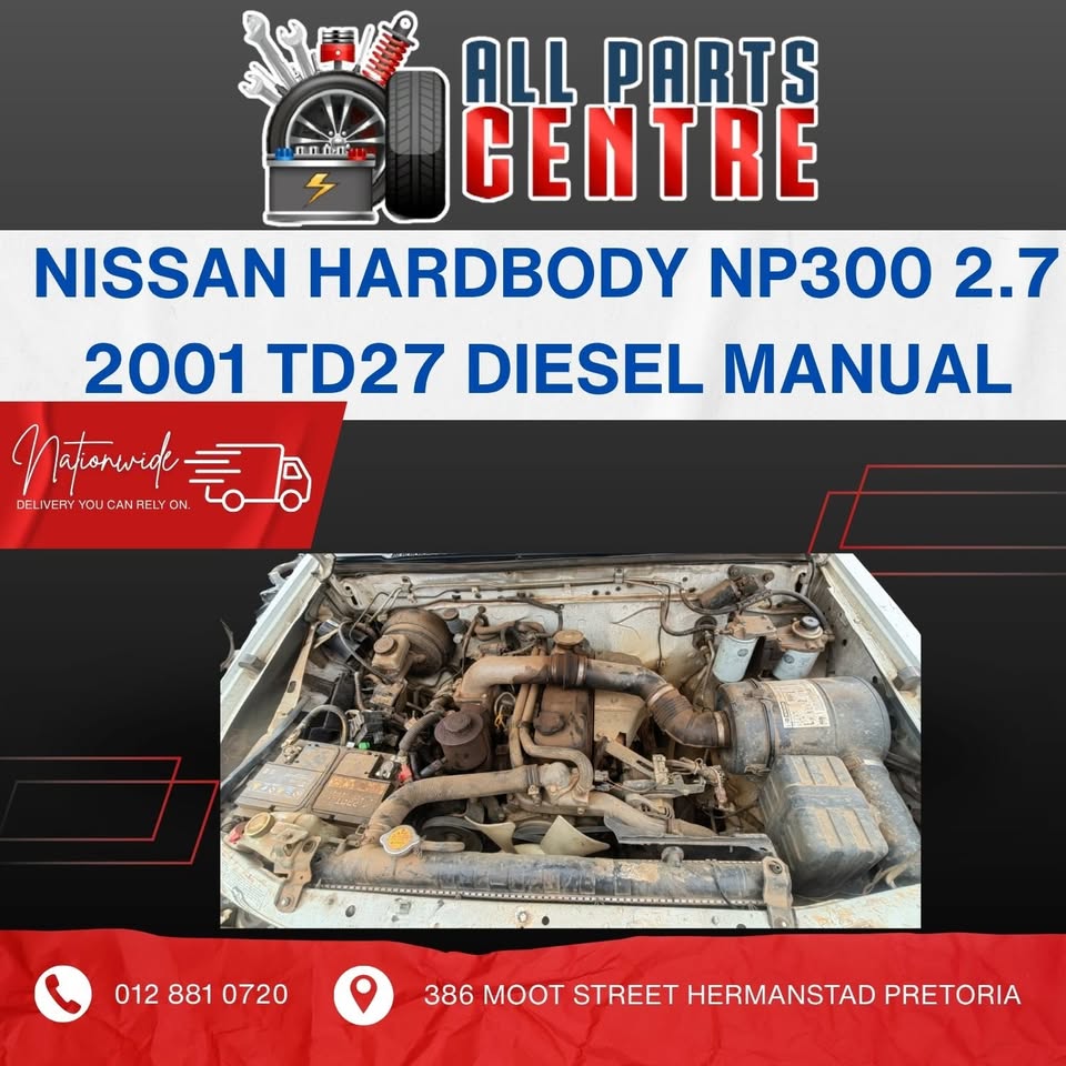 Nissan Hardbody NP300 TD27 2.7 2001 Manual Diesel Stripping for Spares - Private Seller Nissan Hardbody NP300 TD27 2.7 2001 Manual Diesel Stripping for Spares - Private Seller