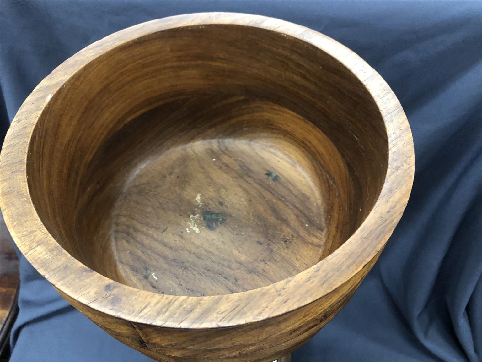 Bowl on Stand Wooden - B033063611-7