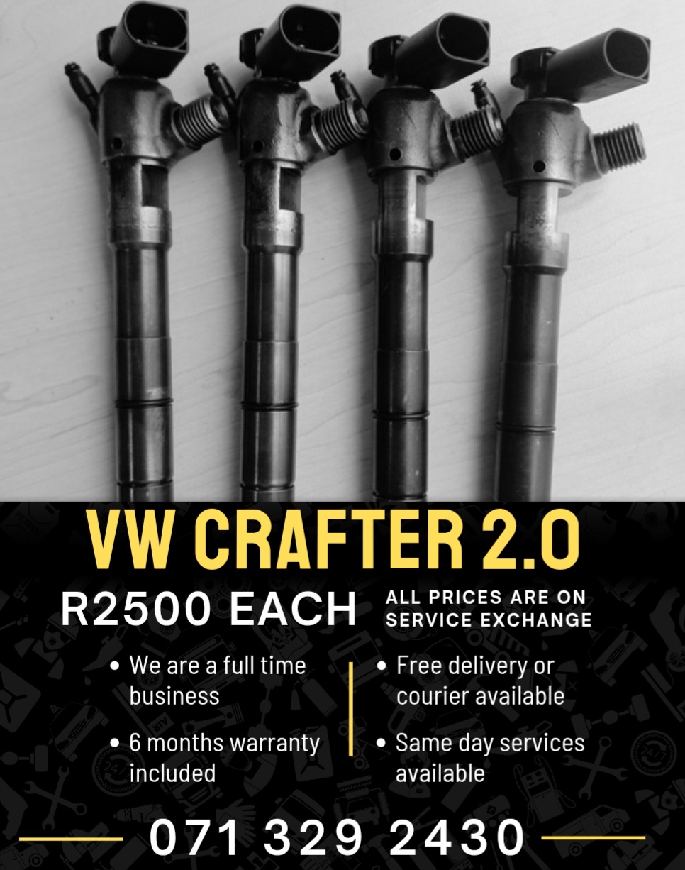 VW CRAFTER 2.0 DIESEL INJECTORS FOR SALE WITH WARRANTY - Private Seller VW CRAFTER 2.0 DIESEL INJECTORS FOR SALE WITH WARRANTY - Private Seller