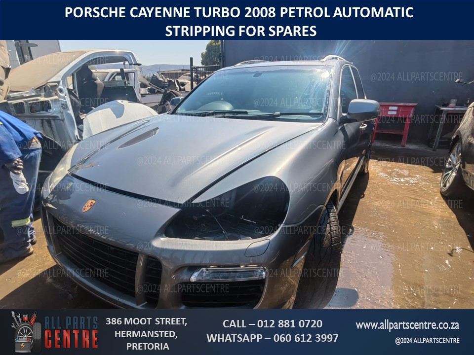 Porsche Cayenne Turbo 2008 petrol automatic stripping for spares