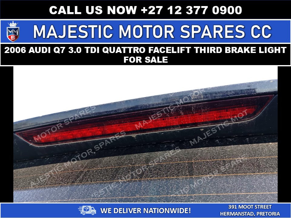 For Sale: 2006 Audi Q7 3.0 TDI Quattro Facelift Third Brake Light – Used - Private Seller For Sale: 2006 Audi Q7 3.0 TDI Quattro Facelift Third Brake Light – Used - Private Seller