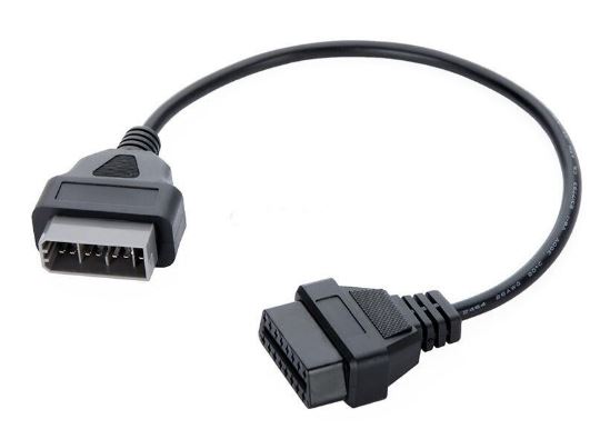 40cm OBD Cable for Nissan 14 Pin Male to 16 Pin Female OBD2