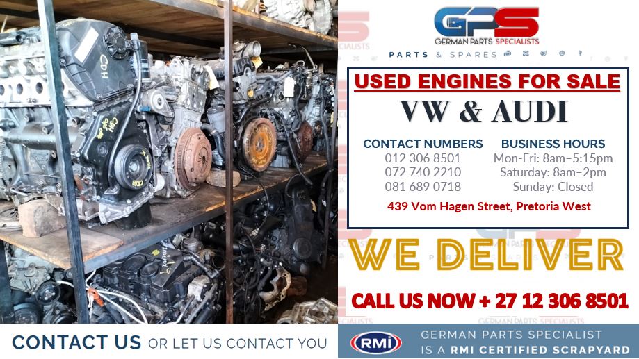USED VW & AUDI ENGINES FOR SALE - Private Seller USED VW & AUDI ENGINES FOR SALE - Private Seller