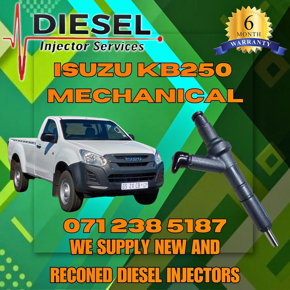 ISUZU KB250 MECHANICAL DIESEL INJECTORS FOR SALE OR RECON - Private Seller ISUZU KB250 MECHANICAL DIESEL INJECTORS FOR SALE OR RECON - Private Seller