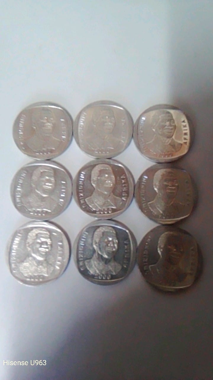 Mandela R5 coins Mandela R5 coins