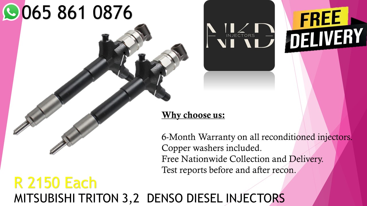 MITSUBISHI TRITON 3.2 DIESEL INJECTORS FOR SALE ON EXCHANGE OR RECON - Private Seller MITSUBISHI TRITON 3.2 DIESEL INJECTORS FOR SALE ON EXCHANGE OR RECON - Private Seller