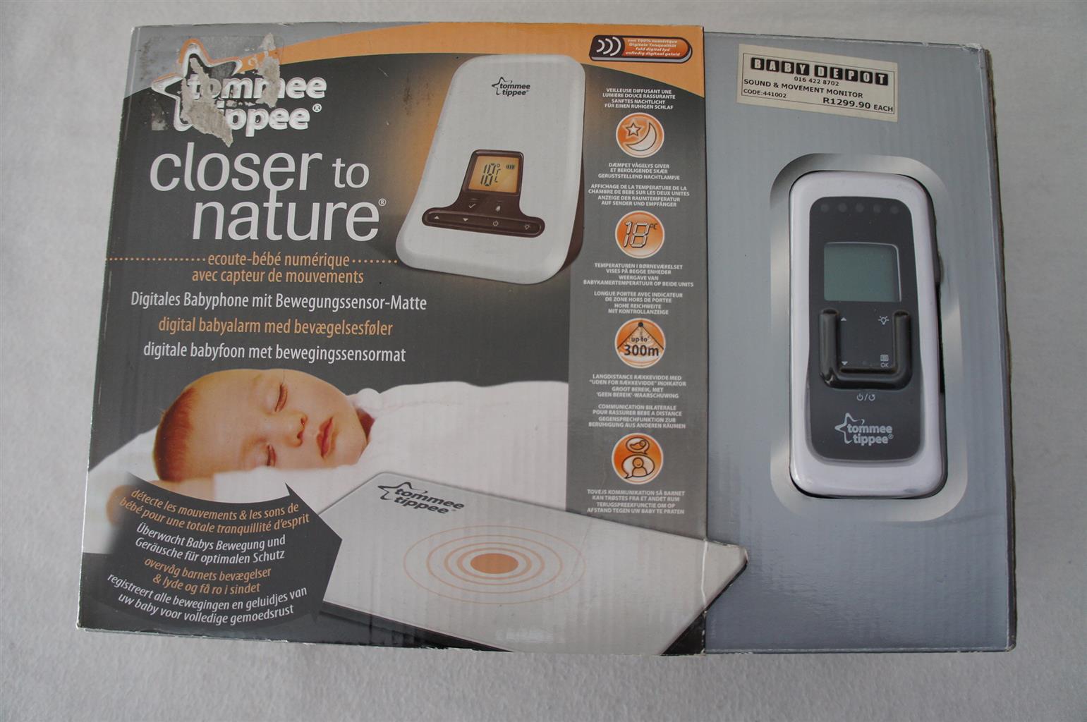 Tommee Tippee Closer To Nature Digital Monitor With Sensor Mat