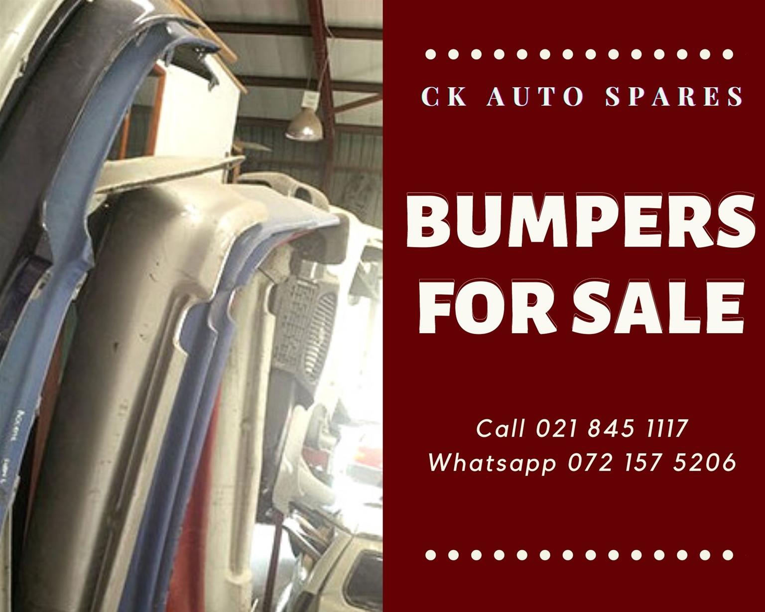 Bumpers for sale for most vehicle make and models Junk Mail