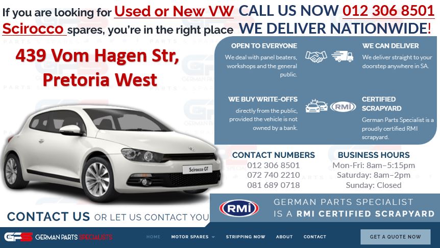 VW Scirocco New And Used Spare Parts For Sale - Private Seller VW Scirocco New And Used Spare Parts For Sale - Private Seller