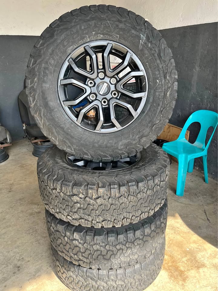 Ford Raptor 17” Mag Rims (With Used Tyres) - Private Seller Ford Raptor 17” Mag Rims (With Used Tyres) - Private Seller