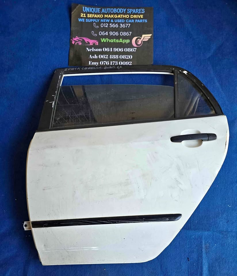 Toyota RunX Complete Left Rear Door Toyota RunX Complete Left Rear Door