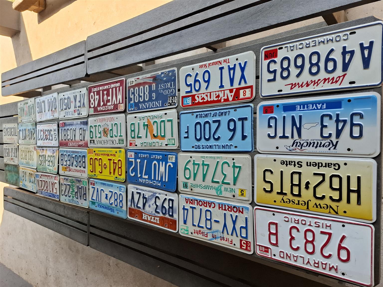 American number plates American number plates