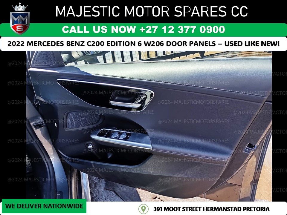 FOR SALE: 2022 Mercedes-Benz C200 Edition 6 W206 Door Panels – Used - Private Seller FOR SALE: 2022 Mercedes-Benz C200 Edition 6 W206 Door Panels – Used - Private Seller