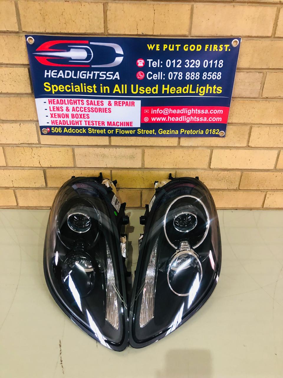 Porsche Boxter/Cayman 981 shadow/black left and right xenon headlights - Private Seller Porsche Boxter/Cayman 981 shadow/black left and right xenon headlights - Private Seller