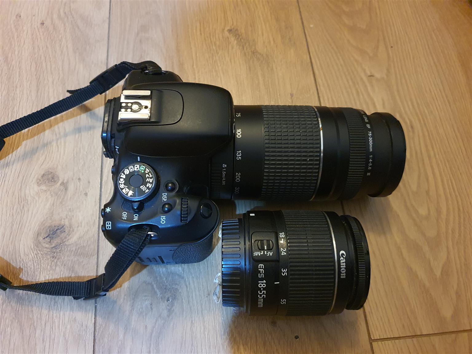 Bargain Canon EOS 600D Camera with Zoom lens Photo&Video function Build in Flash