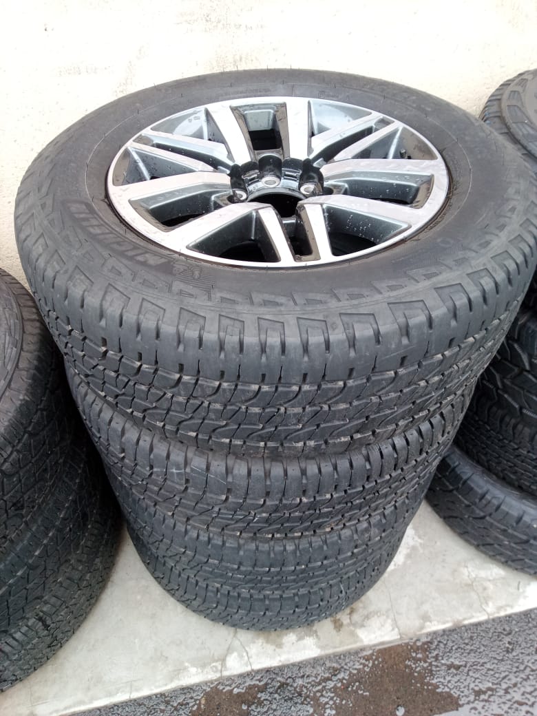 18" Toyota Hilux/Fortuner original mags with used 265/60/18 tyre to use for spar - Private Seller 18" Toyota Hilux/Fortuner original mags with used 265/60/18 tyre to use for spar - Private Seller