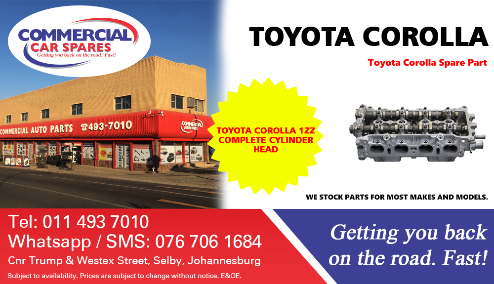 Toyota Corolla 1ZZ Complete Cylinder Head For Sale.