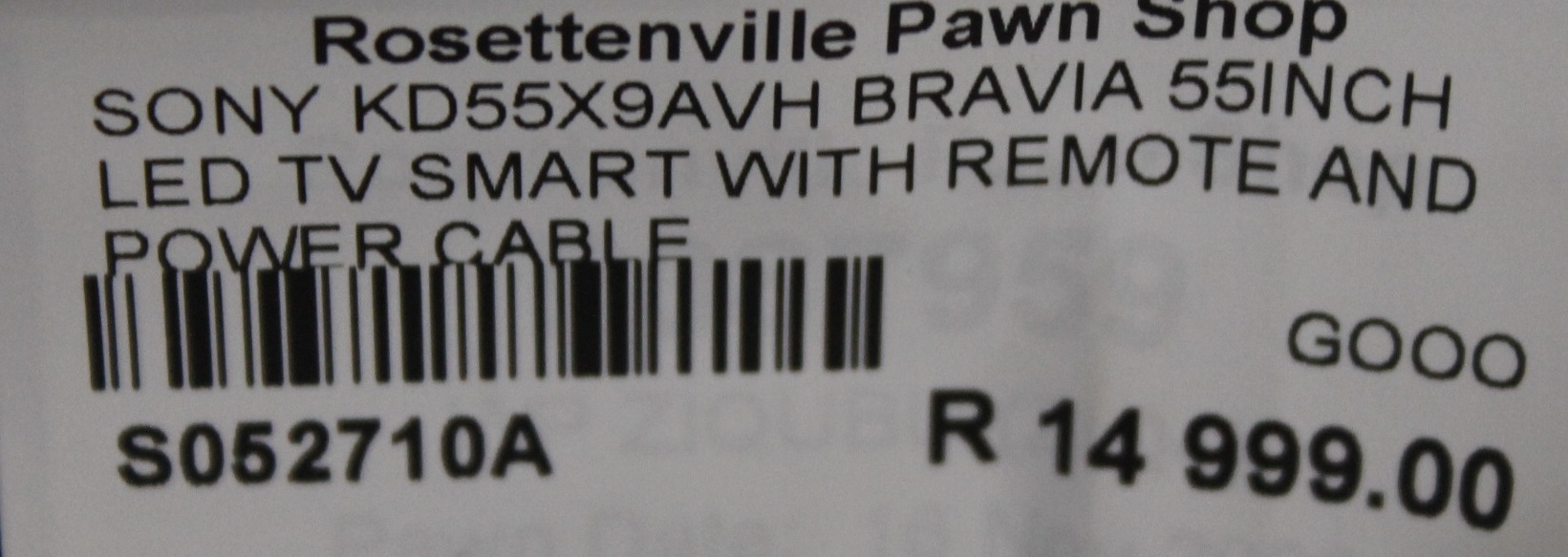 Sony Brava 55inch LED Smart TV S052710A #Rosettenvillepawnshop