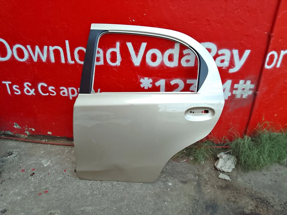 Toyota Etios Back Left Door Used Auto Body Spare Parts at Sema Spare Center. - Private Seller Toyota Etios Back Left Door Used Auto Body Spare Parts at Sema Spare Center. - Private Seller